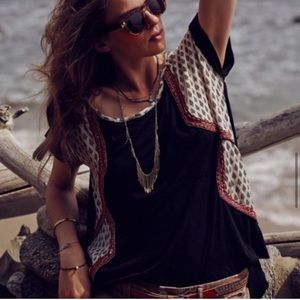 Anthropologie Akemi + Kin Top Sequin Blouse